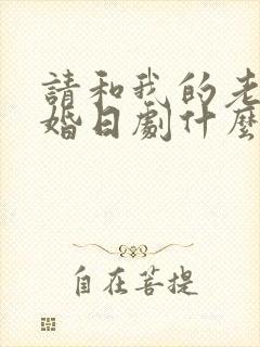 请和我的老公结婚日剧什么时候更新