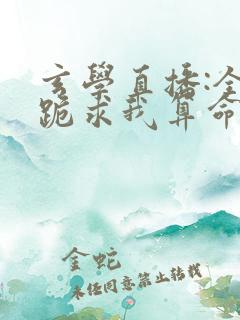 玄学直播:全网跪求我算命小说网