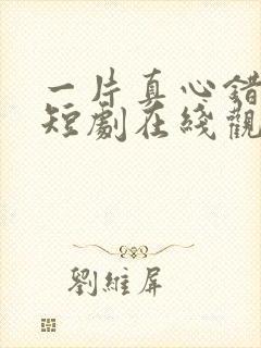 一片真心错付君短剧在线观看