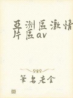 亚洲区激情区图片区av