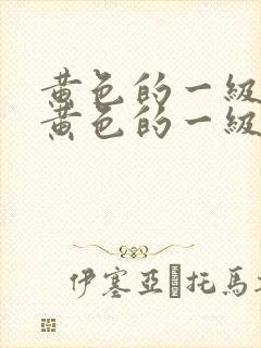 黄色的一级片,黄色的一级片