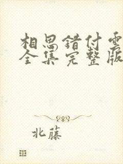 相思错付云与月全集完整版