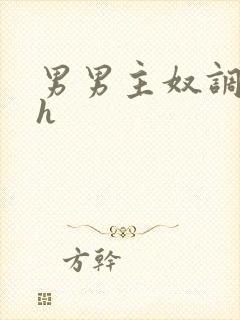 男男主奴调教文h