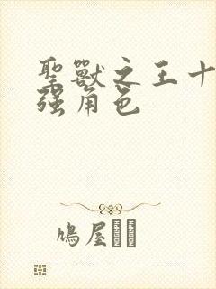 圣兽之王十大最强角色