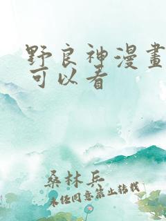 野良神漫画哪里可以看