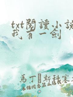 txt阅读小说我有一剑