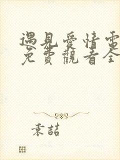 遇见爱情电视剧免费观看全集高清