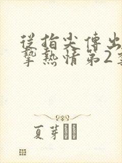 从指尖传出的真挚热情第2季