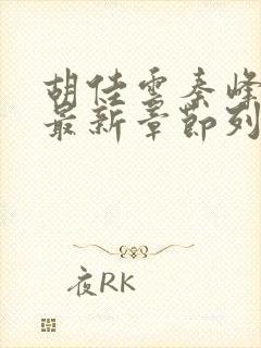 胡佳云秦峰小说最新章节列表