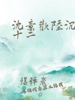 沈意欢陆沉舟二十二