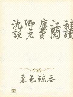 沈卿尘江稚的小说免费阅读全文