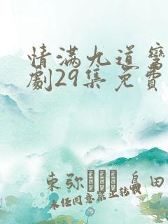 情满九道弯电视剧29集免费观看