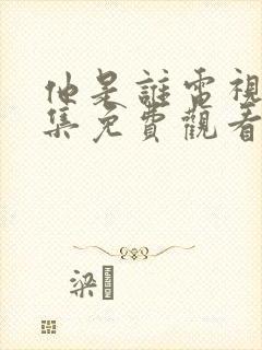 他是谁电视剧全集免费观看高清在线播放