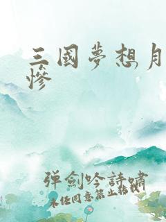 三国梦想月英无惨