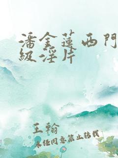 潘金莲西门庆一级淫片