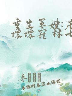 重生军嫂:老公坏坏宠 林七锦