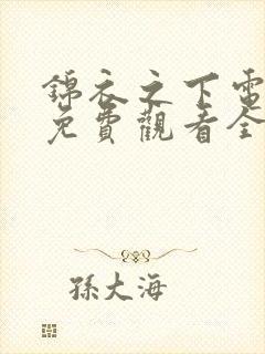 锦衣之下电视剧免费观看全集观看星辰