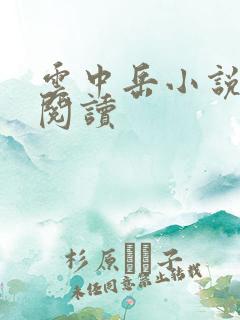 云中岳小说免费阅读