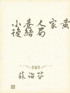 小巷人家黄玲最后结局