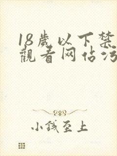 18岁以下禁止观看网站污