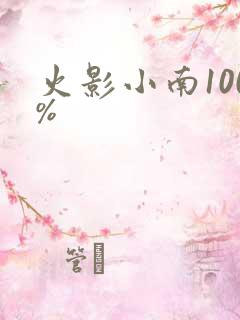 火影小南100%