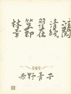 林笙翟清淮最新章节在线阅读