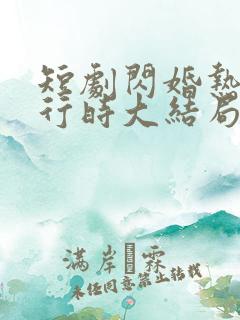 短剧闪婚热恋进行时大结局