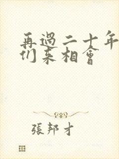 再过二十年 我们来相会