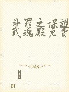 斗罗之保护我方武魂殿免费阅读