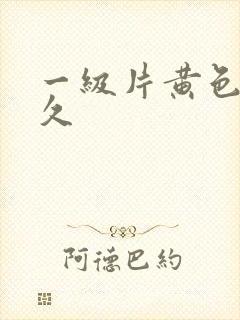 一级片黄色的久久