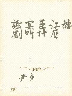 谢宴臣江穗晚短剧叫什么