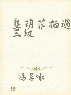 龚玥菲拍过几部三级