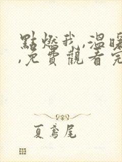 点燃我,温暖你,免费观看完整版