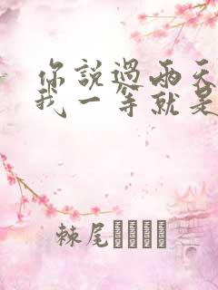 你说过两天来看我一等就是一年多是什么歌