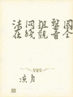 法网狙击国语版在线观看全集免费