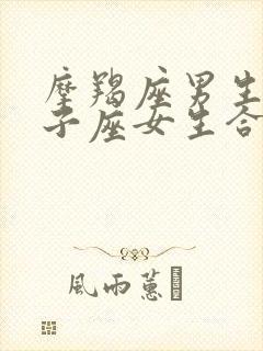 摩羯座男生和双子座女生合适吗