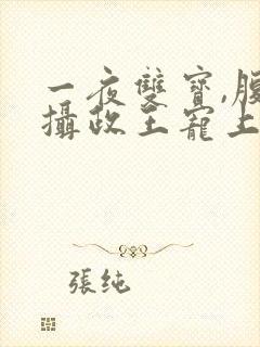 一夜双宝,腹黑摄政王宠上天免费阅读