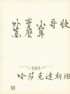 外卖小哥收入是怎么算