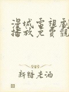 漫城电视剧在线播放免费观看