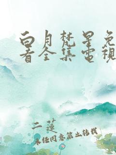 白月梵星免费观看全集电视剧