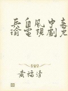 兵自风中来黄景瑜电视剧免费观看