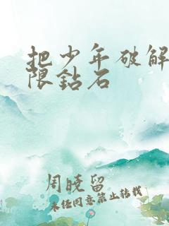 把少年破解版无限钻石