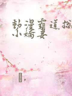 动漫霸道总裁和小娇妻