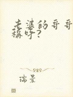 老婆的哥哥怎么称呼?