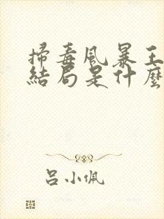 扫毒风暴王林的结局是什么