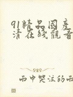 91精品国产高清在线观看