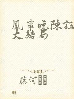 凤宁晚陈钰小说大结局