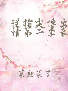 从指尖传出的热情第二季未增删翻译