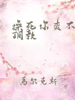 操死你爽不爽h调教