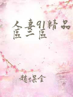人妻91精品一区二区